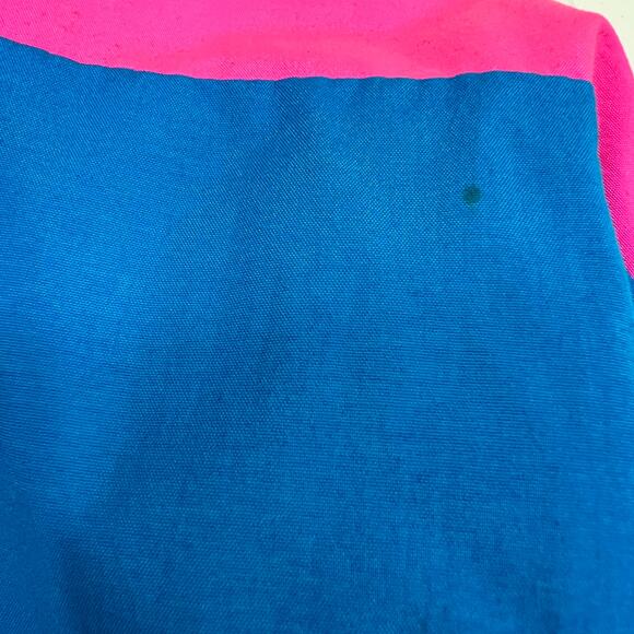 Vintage Solus 1/2 Zip  Polar Fleece Pullover Jacket Large Unisex Pink Blue USA - Picture 6 of 10